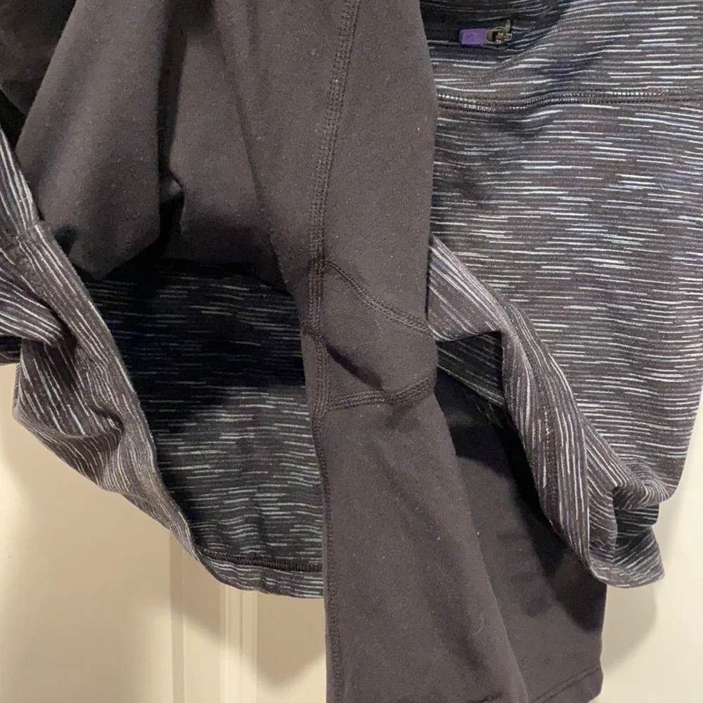 Athleta Skort EUC Black Spacedye